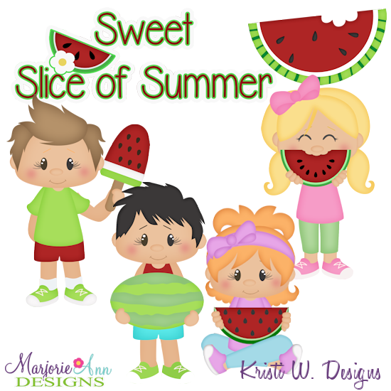 Sweet Slice Of Summer 2 SVG Cutting Files + Clipart - Click Image to Close